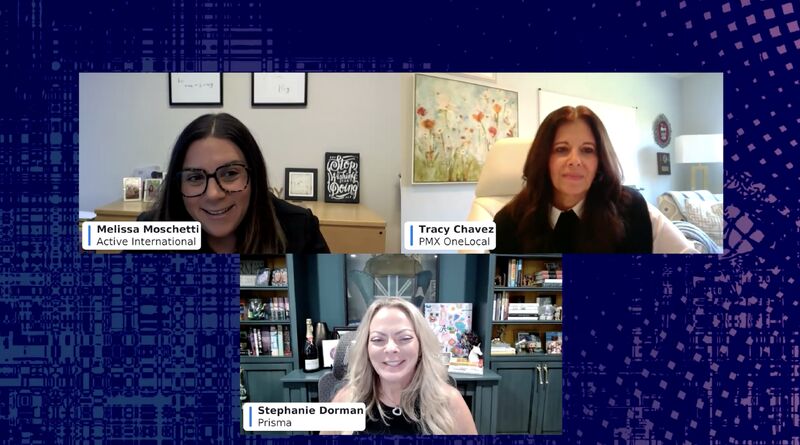 MediaOcean's Panel webinar image featuring Melissa Moschetti.